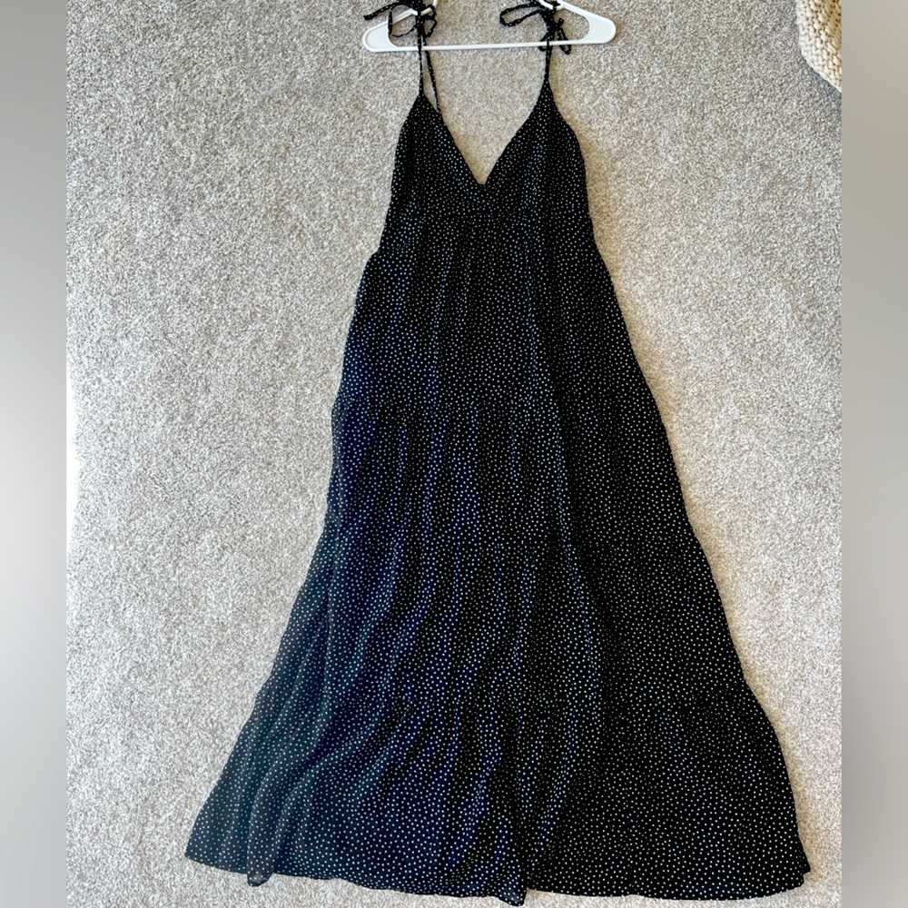 Abercrombie & Fitch Black and white dot dress